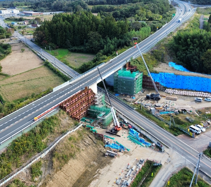 常磐道（浪江IC～南相馬IC）4車線化工事進捗状況 | 東北エリア高速道路