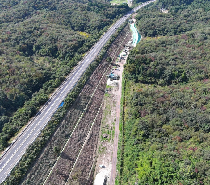 仙台北部道路（利府しらかし台IC～富谷JCT）4車線化工事進捗状況